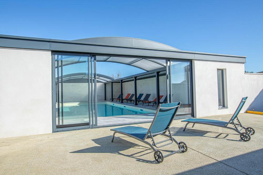 Le Pacha Maison Avec Piscine/Parking/Wifi/Plages 5Kms 莱马特 外观 照片