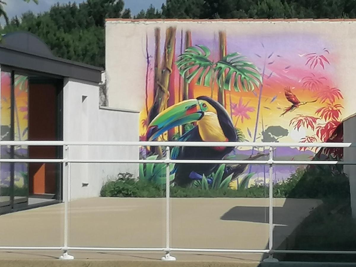 Le Pacha Maison Avec Piscine/Parking/Wifi/Plages 5Kms 莱马特 外观 照片